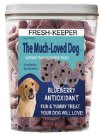 MUCH LOVED DOG Blueberry Bundle Fresh-Keeper with Treats