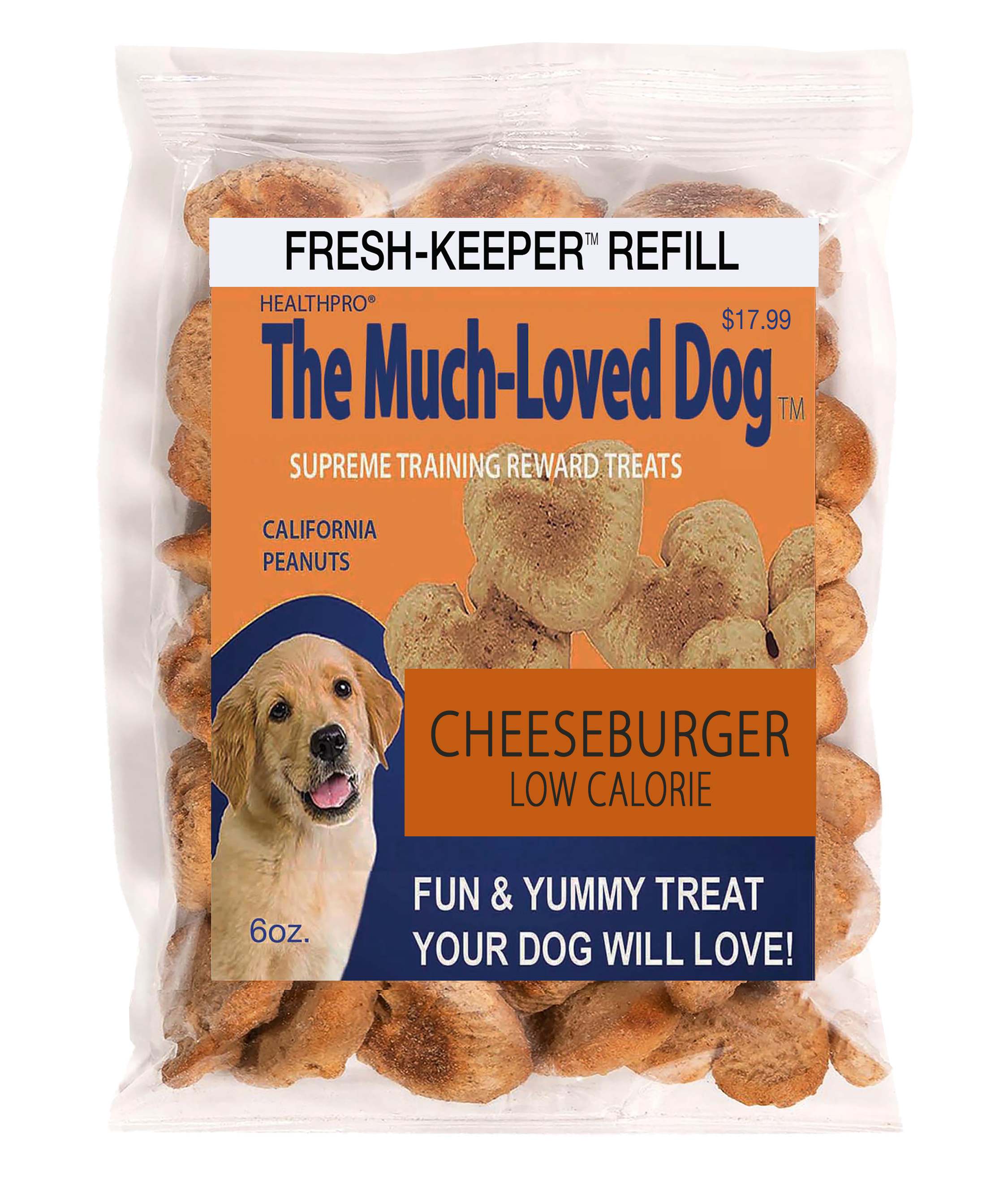 MUCH-LOVED DOG Cheeseburger Refill