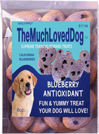Your dog's dream-comes-true! Blueberry-Burst Antioxidant Treats! -by the bag.