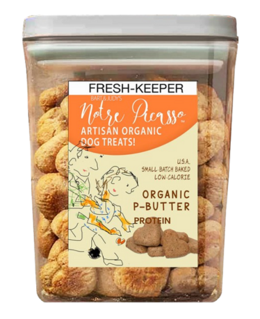 NOTRE PICASSO ORGANIC Peanut Butter Bundle -Fresh-Keeper with Treats