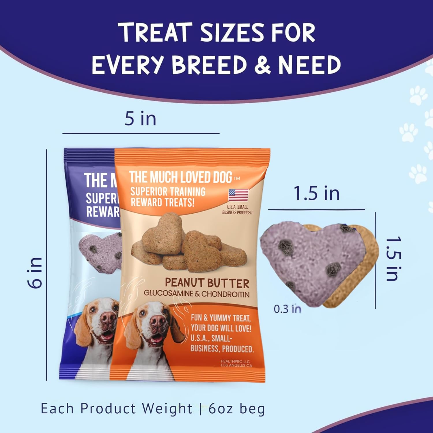 Much Loved Dog Training Treats - Variety Pack (2-Pack)