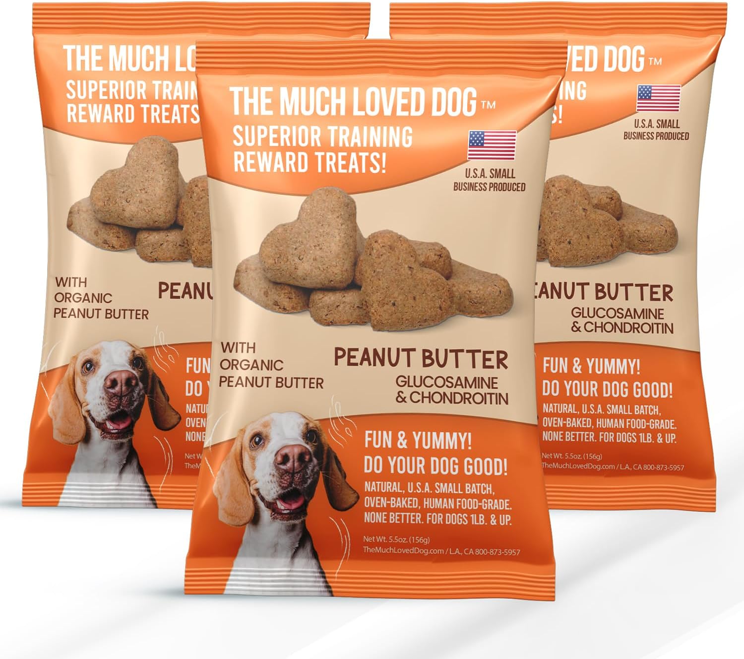 Much Loved Dog Training Treats - Peanut Butter Joint Support
