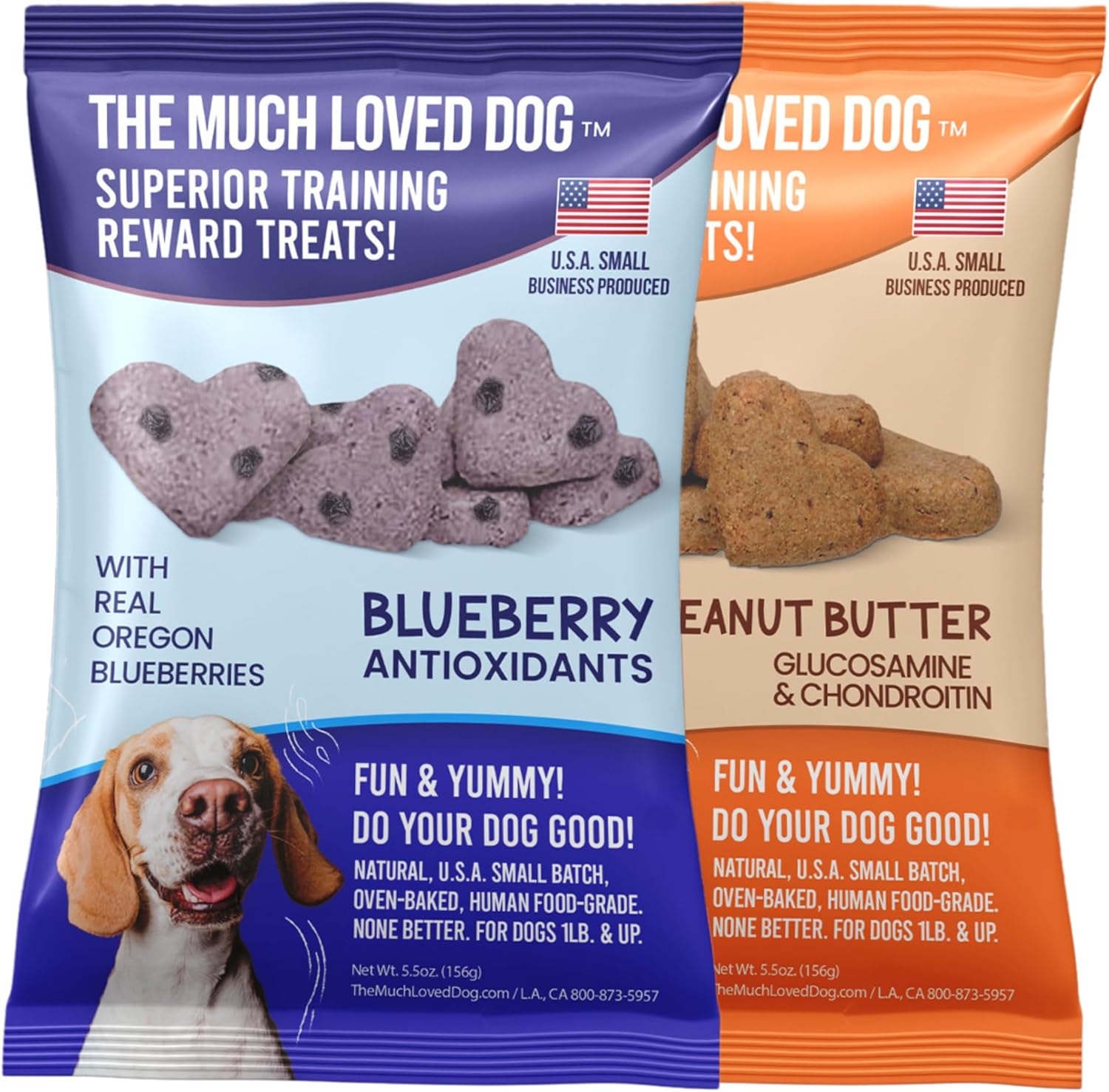 Much Loved Dog Training Treats - Variety Pack (2-Pack)