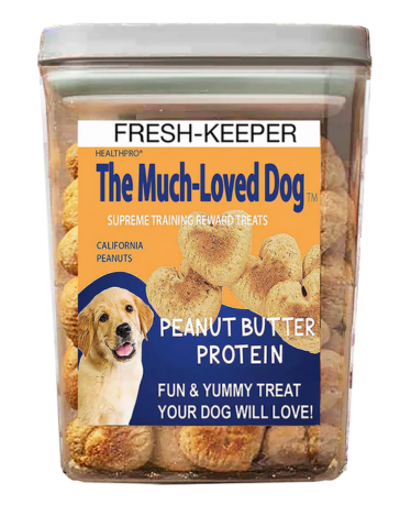 MUCH-LOVED DOG Peanut Butter Bundle -Fresh-Keeper with Treats