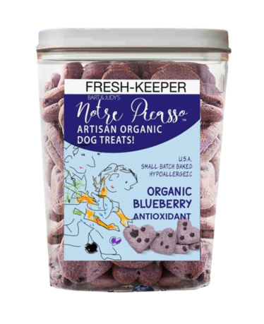 NOTRE PICASSO™ ORGANIC Hypoallergenic "Blueberry Bundle" with free Fresh-Keeper™ + 2 bags of Treats